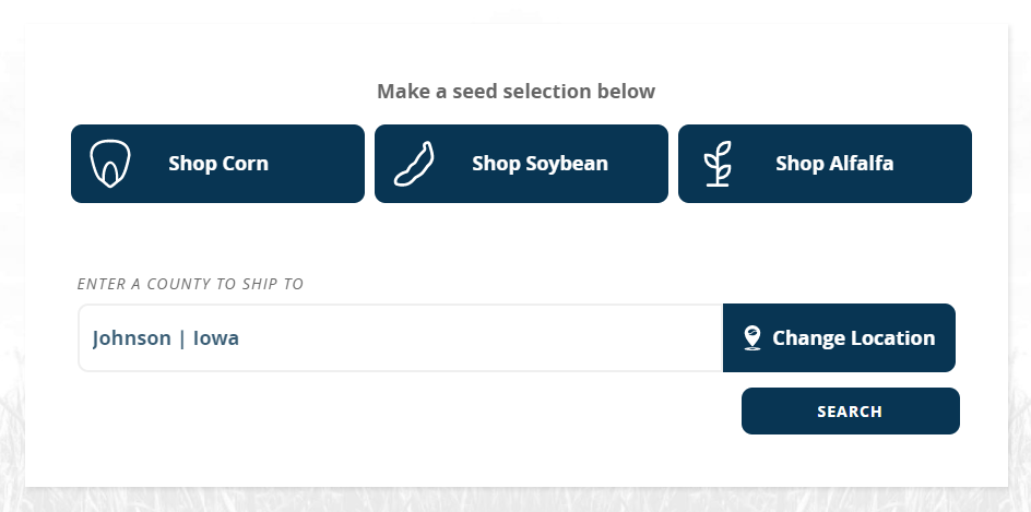 Buy Seed Online - Shop Page