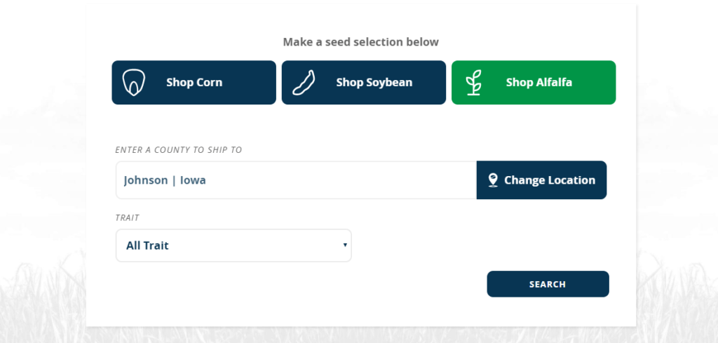Buy Alfalfa Seed Online - Shop Page
